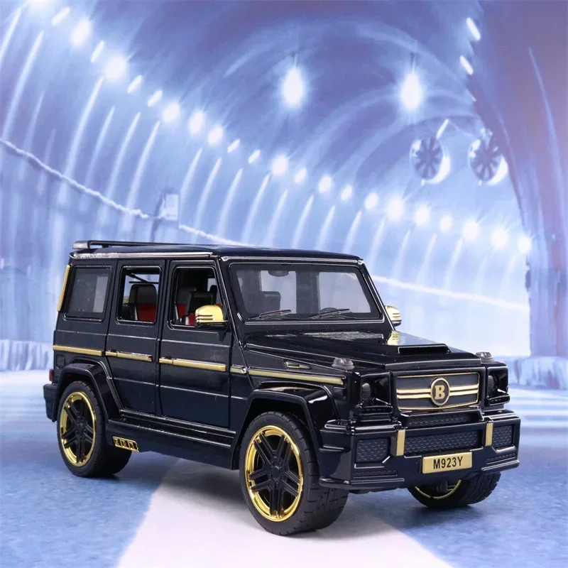 1:24 Mercedes Benz G65 remont metalu Diecast zabawkowy modelu samochodu zabawka symulacyjna pojazdu z dźwiękiem światła samochód z napędem Pull Back prezenty A21