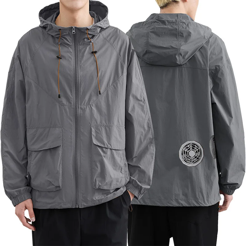 Summer Outdoor Fishing Heatstroke Prevention Conditioning Clothes Cooling-Protective Clothing Solid Color