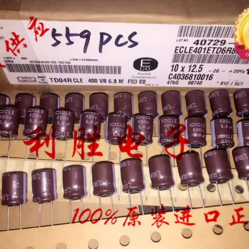 10PCS-100PCS 6.8UF …