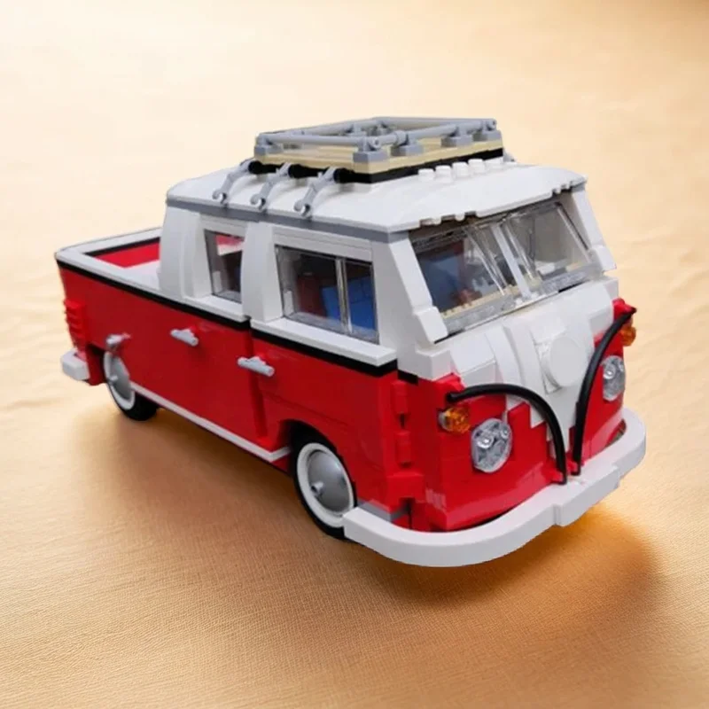 

NEW 1048PCS MOC Creative Model Vw T1 Doka Custom Building Blocks Architecture DIY Assembly Display Gift Collectible Building Set