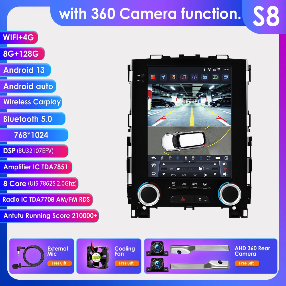 Auto Intelligente Multimedia voor Renault Megane 4 Koleos Samsung SM6 Talisman 2017-2019 Carplay 4G 9.7Inch WIFI 2Din Android 14
