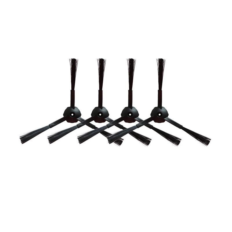 ชิ้นส่วนเครื่องดูดฝุ่นหุ่นยนต์แปรงด้านข้าง4ชิ้นสำหรับ V50 V55 Chuwi iLife V5S V3 V3S V50อุปกรณ์เสริม X5สำหรับมืออาชีพ