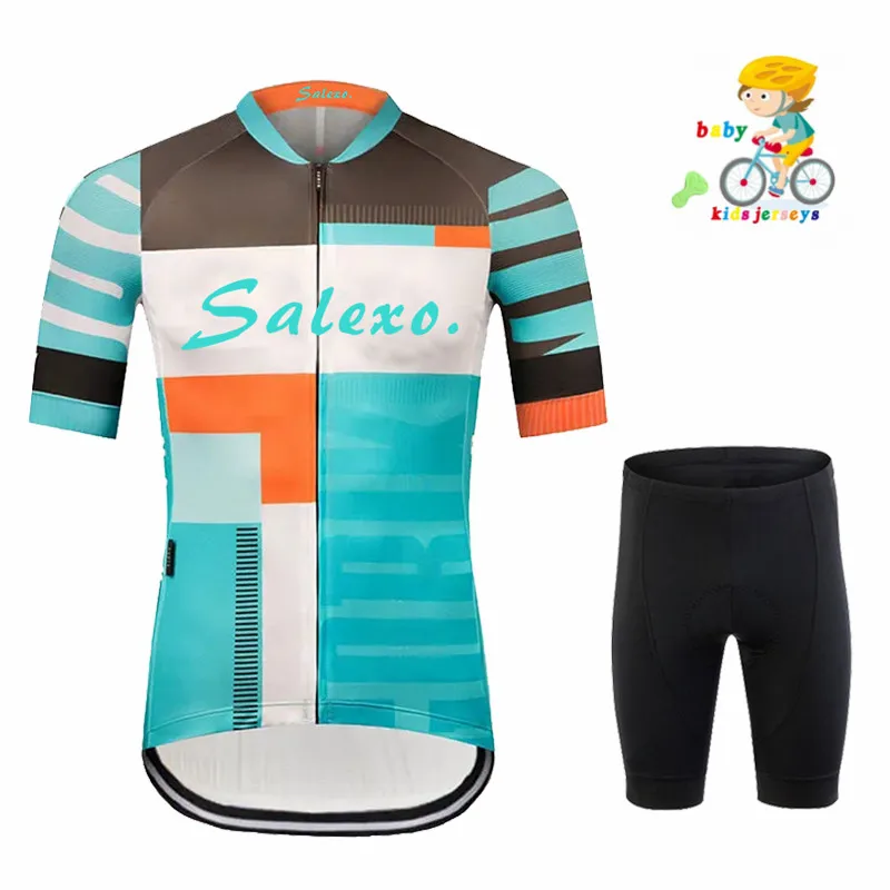 2024 Kid Cycling Clothing Suit Boy Girl MTB Cycling Jersey Set Children Road Bike Shirt Bicycle Jersey Ropa Maillot Ciclismo Kit