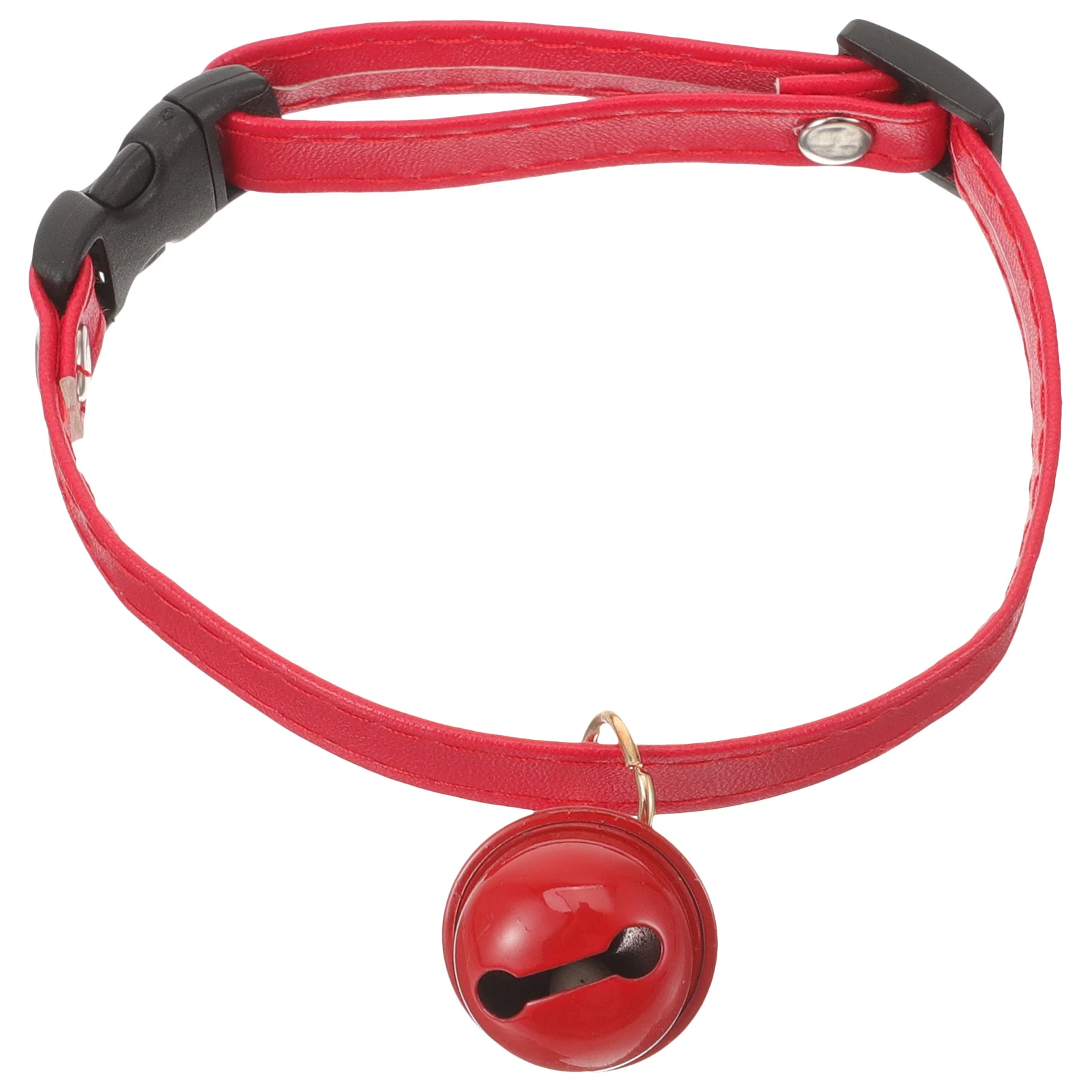 

Red Adjustable Cat Collar with Bell for Kitten Puppy Comfortable Fit Durable Material Fashionable Pet Accessory