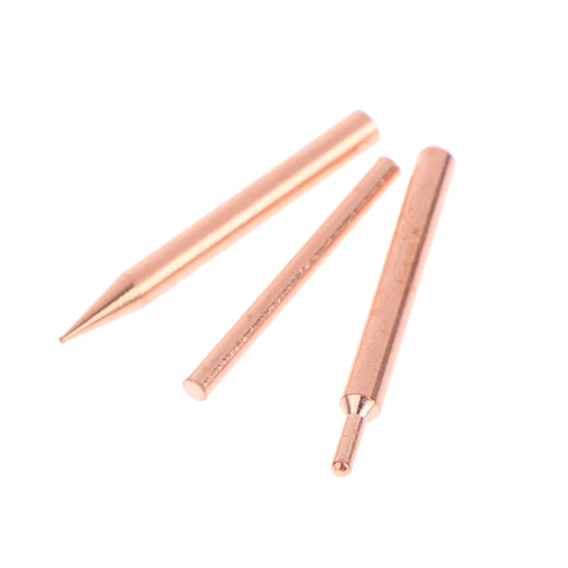 🛒5Pcs/10Pcs 18650 handheld Spot Tips Welder Small Lithium battery Spot Welder Pen Copper Spot Welding Needle Electrode Head