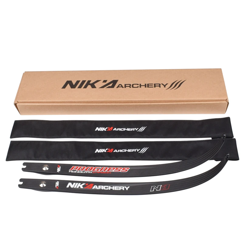 

1Pair 70" Recurve Bow Limbs Progress Series N3 Carbon Fiber Limb 20-46lbs 55% Carbon Fibre outdoor hunting shooting