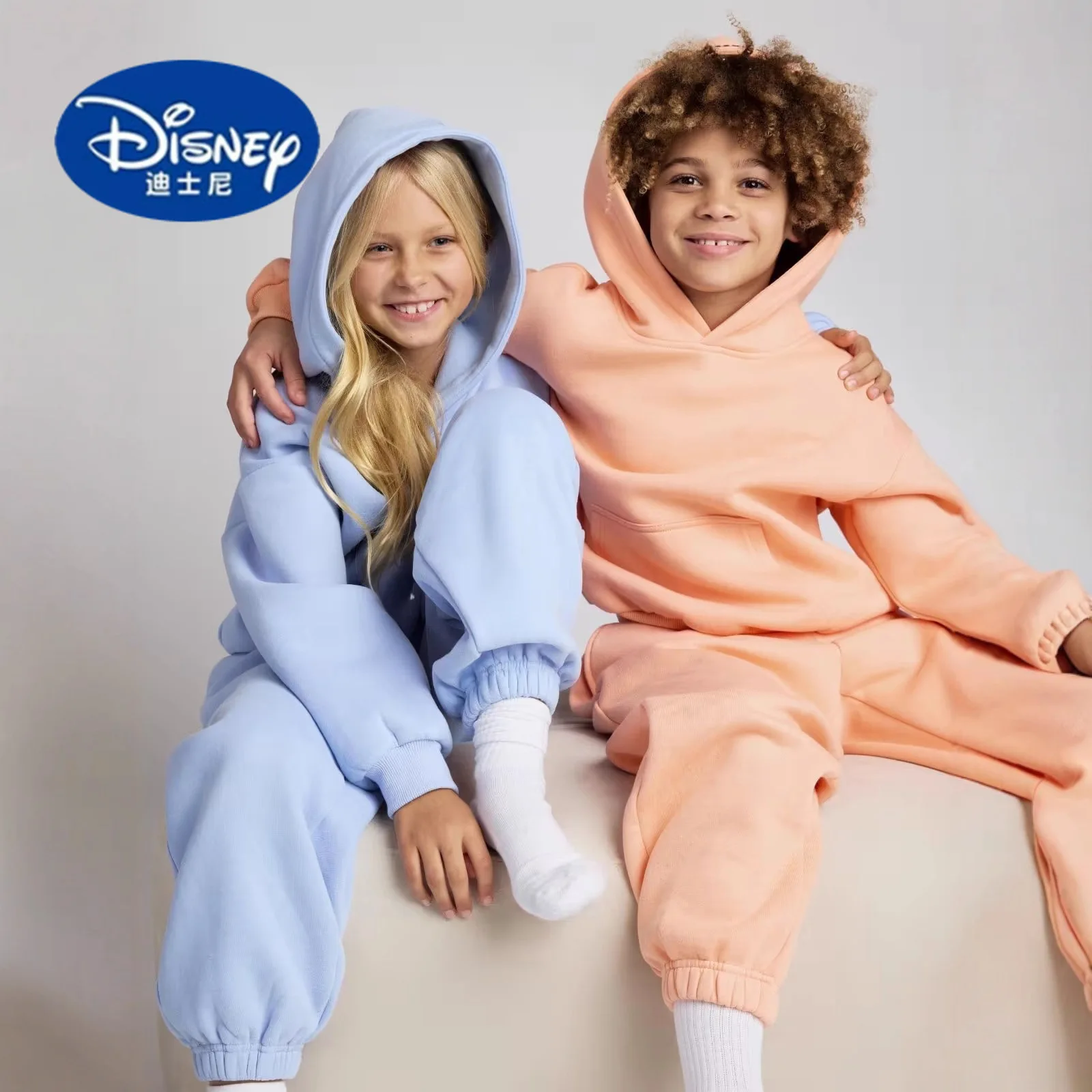 

Disney Kids Dopamine Tracksuit 2025, Colorful Hoodie & Pants Set, a European and American style casual set for older children