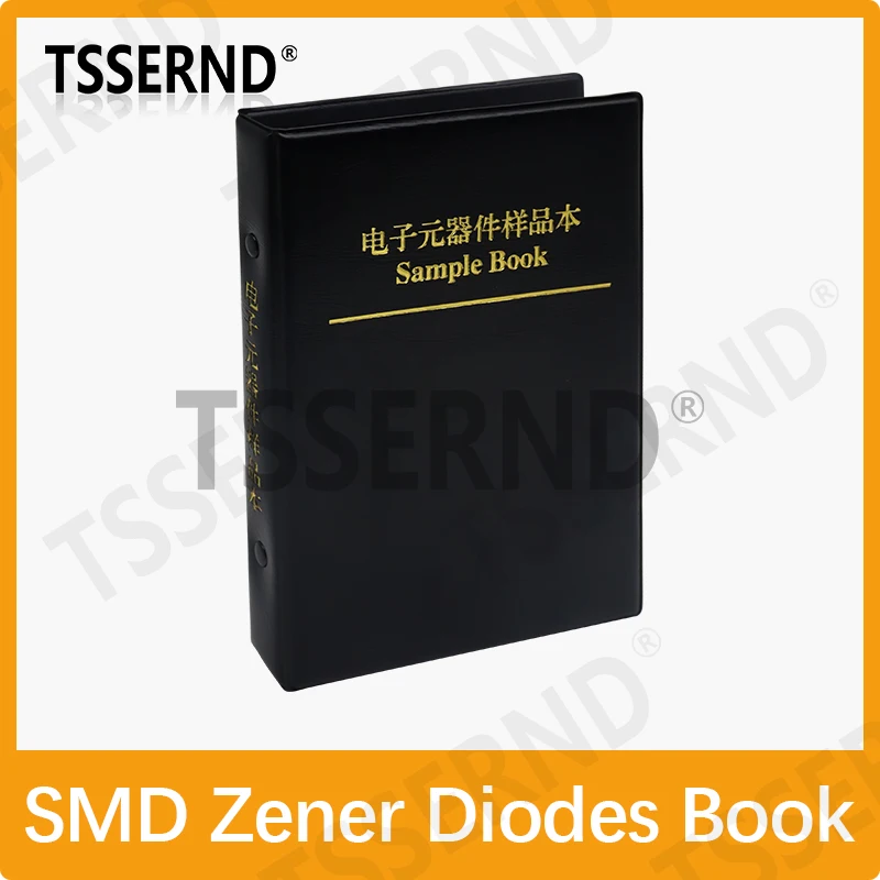 SMD Zener Diode Sample Book SOD-123 1206 SOD-323 0805 2.4V - 30V 28Values 0.5W 1/2W Package Series Assorted Kit