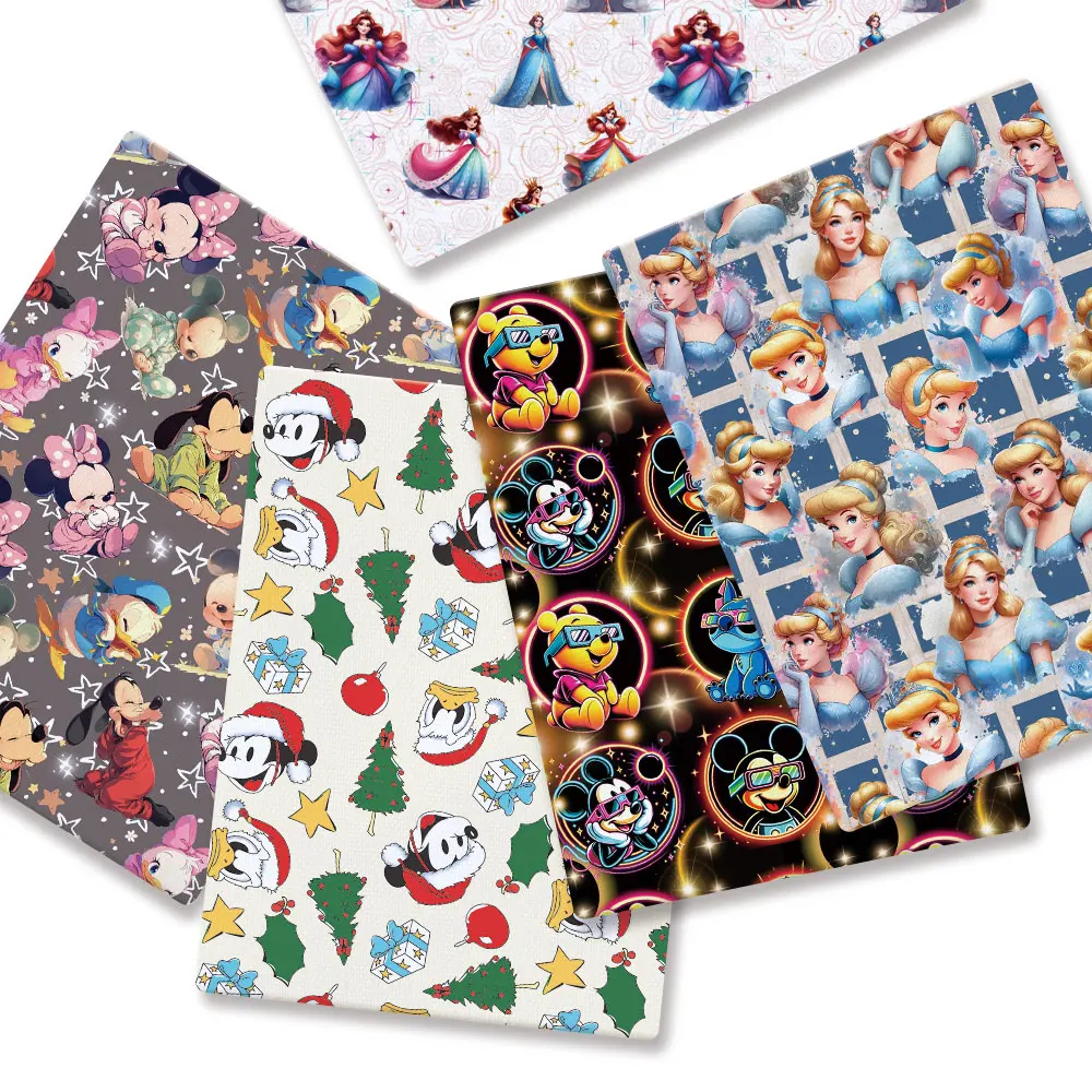 BEAST KINGOM co-branded cartoon 140x50CM fabric cartoon patchwork children's home textile sewing doll skirt curtain girl skirt 1