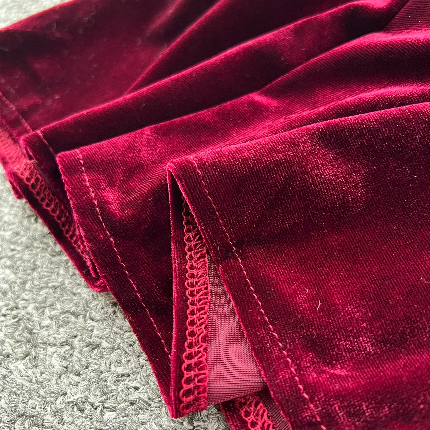 Lady Winter Velour Diamonds Split Long Mermaid Dress Women Senior Luxury Festival Holiday Evening Party Dinner Banquet Dresses