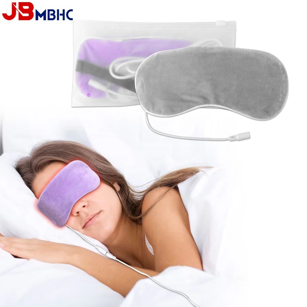 Heated Eye Mask USB Eye Mask for Dry Eyes with Constant Heating Temperature Warm Compress Heating Pad for Sleep Dark Circles