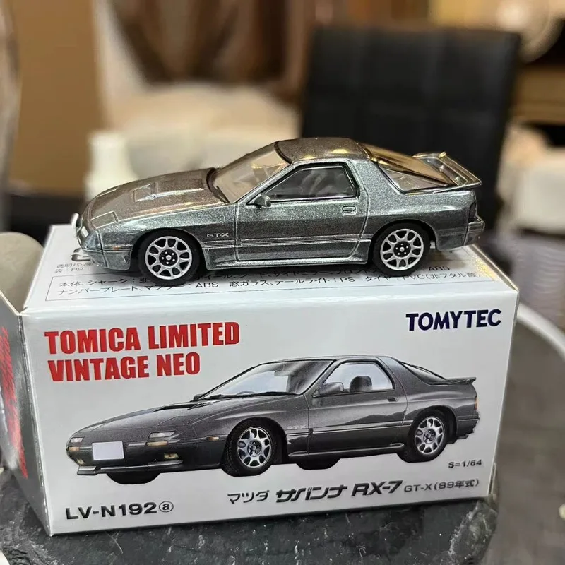 In stock 1:64 N192A/B RX-7 GT-X 1989 model of high-end alloy imitation car set,creative decorative item,holiday gift