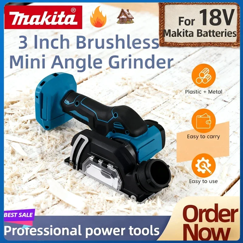

Makita перезаряжаемая ручная электрическая 3-дюймовая мини-бесщеточная электрическая циркулярная пила беспроводной отрезной шлифовальный инструмент для батареи 18 В