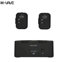M-VAVE WP-12 2,4G auricular inalámbrico Monitor sistema de Audio transmisión estéreo Mono grabadora receptor transmisor recargable