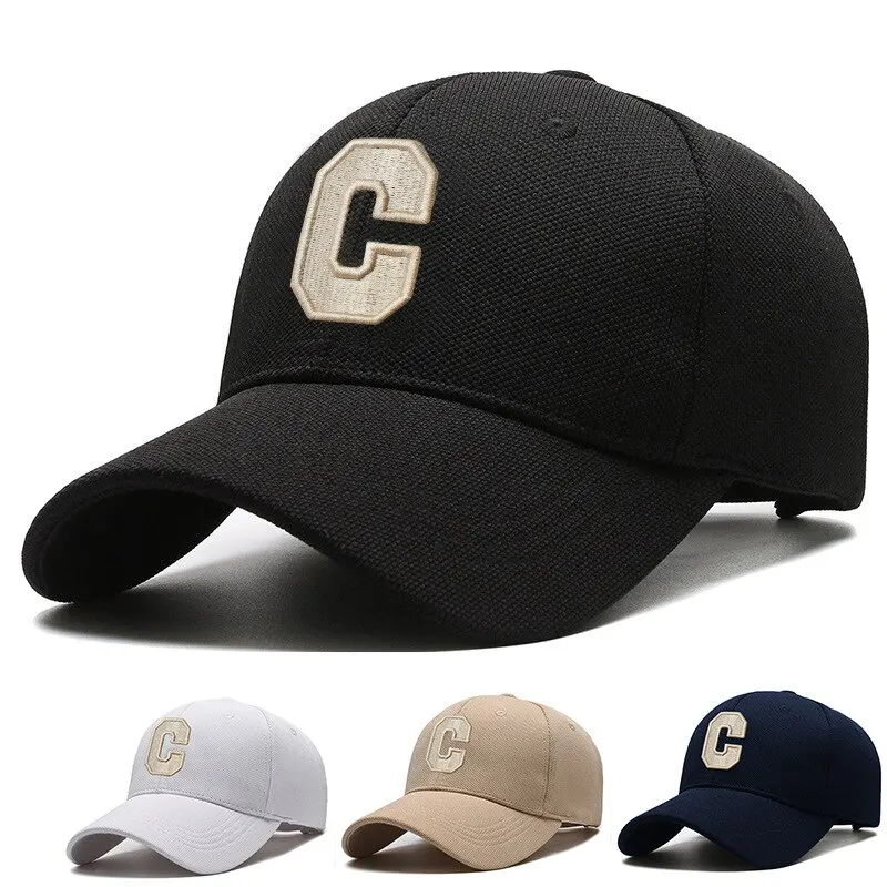 Baseball Cap New Ins Letter C Hat Women\'S Spring Summer Korean Version Simple Fashion Versatile Alphabet Student Tongue Capt