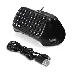 Gaming Keyboard Mini Wireless Bluetooth Gaming Keyboard Chatpad for Sony PS4 Controller Mini Wireless Keyboard