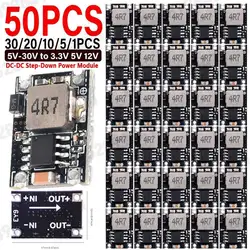 DC-DC Buck Converter Step Down Adjustable Voltage Regulator Module 5V-30V To 3.3V 5V 9V 12V 3A For Car Motorcycle Battery