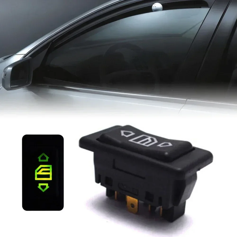 Car Accessories ON/OFF Switch DC12V/24V Switch 6-Pin 20A Car Electric Power Switch ON/OFF Switch With Green Light