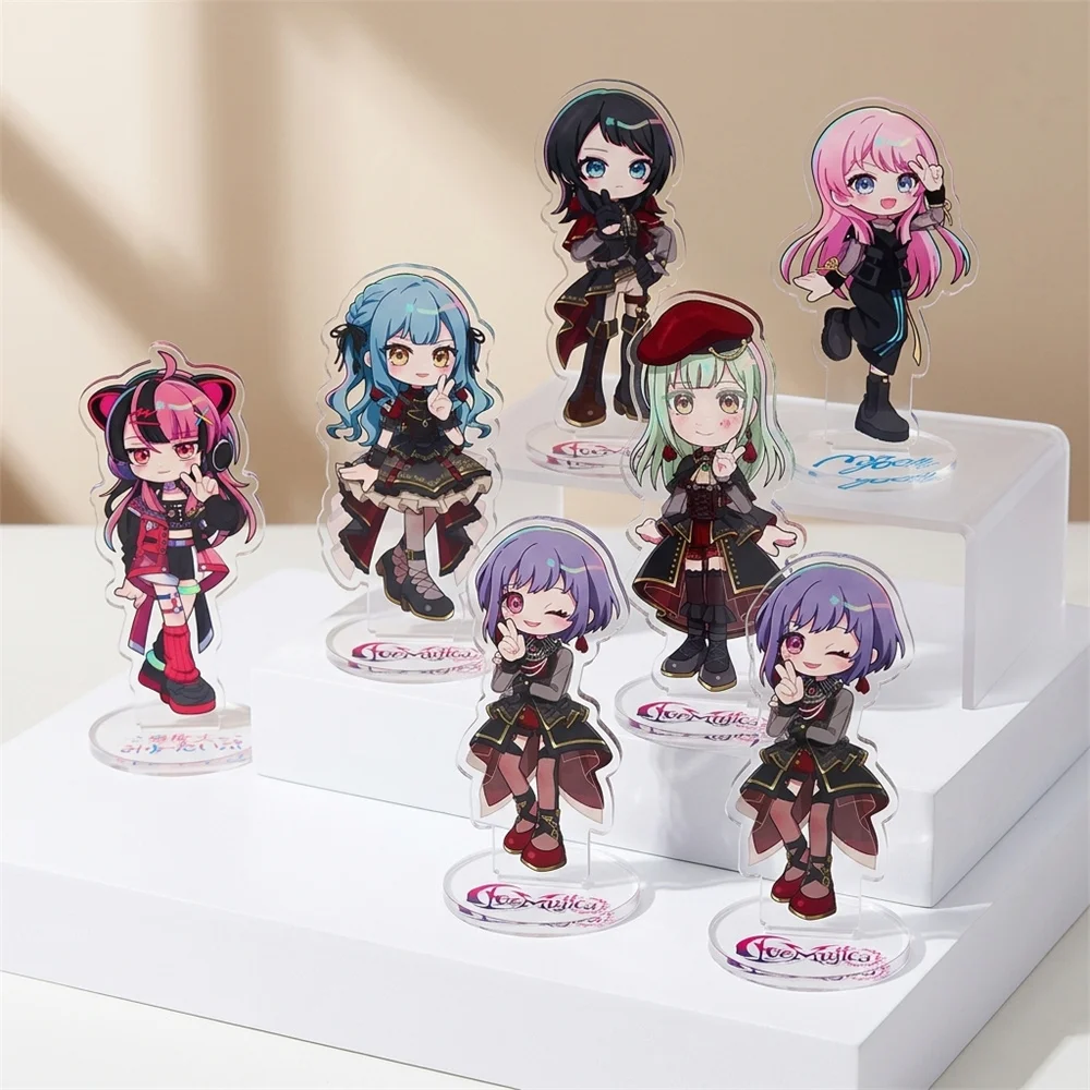 10CM Anime BanG Dream! Acrylic Keychain Stand Model Ornament Accessories Goods Christmas Gifts