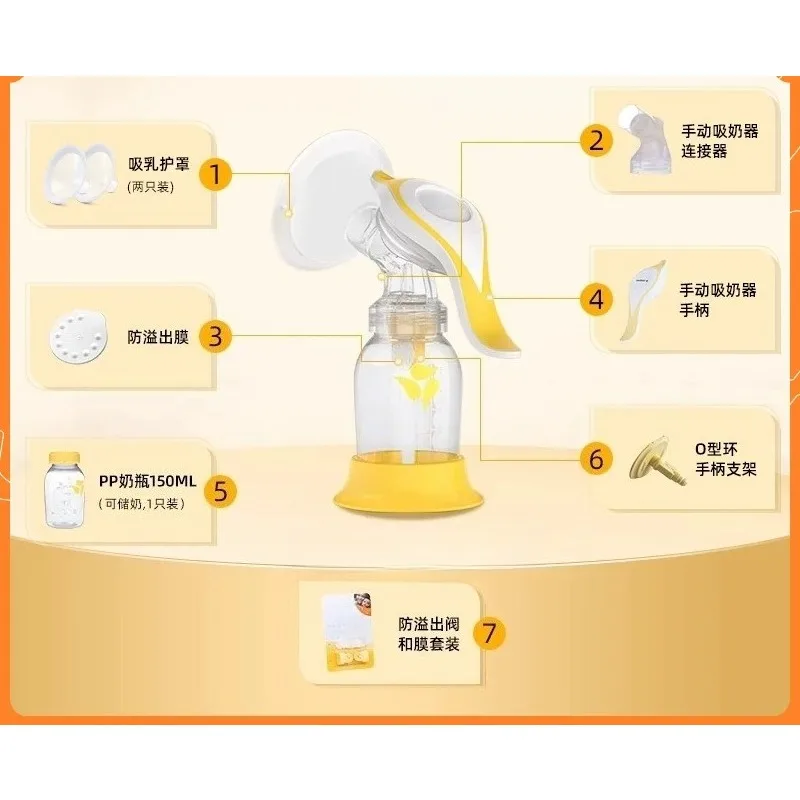 Breast pump accessories Bottle connector Shield Handle bracket