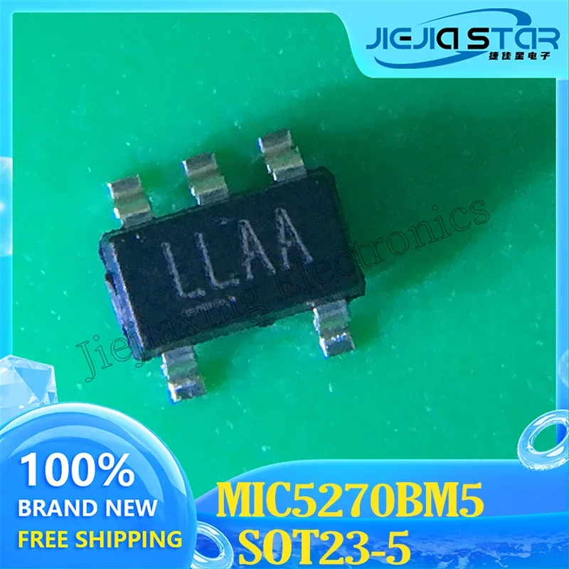 Electronics MIC5270YM5 MIC5270BM5 parts mark LLAA SOT23-5 LDO low voltage dropout linear regulator IC new original in stock