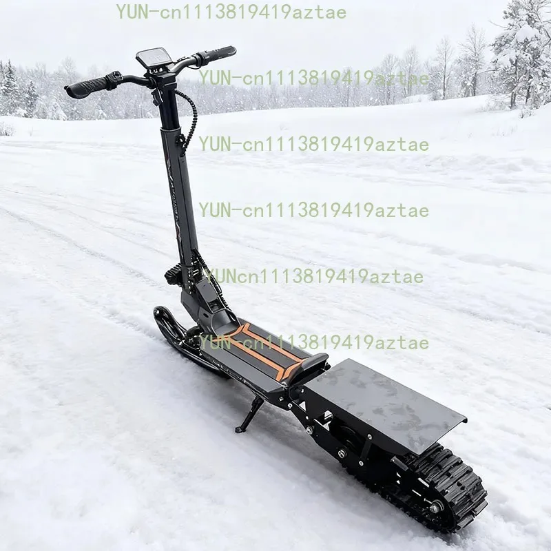 Electric Snowmobile Dual-Purpose Snow Scooter Lightweight Tracked Sled for Outdoor Winter Snow Activity
