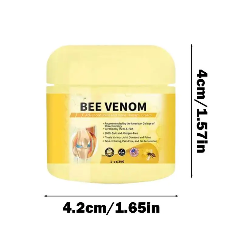 Crema para el cuidado de las articulaciones, venenos de abeja, crema para el cuidado de las articulaciones, crema para aliviar los huesos, crema para los músculos de las articulaciones, para las manos, los pies, las articulaciones y las rodillas