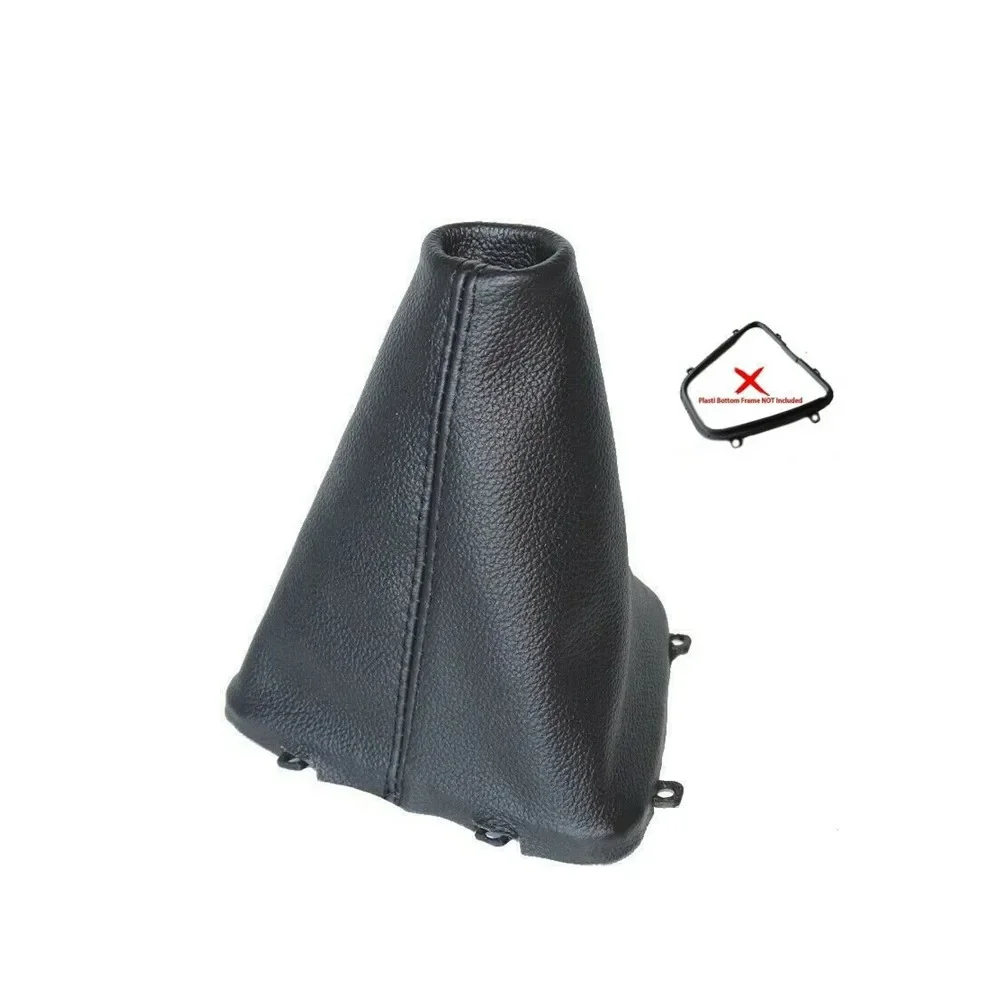 For LAND ROVER FREELANDER MK2 2006-2014 MANUAL BLACK STITCH GEAR STICK GAITER LEATHER Accesorios Para Vehículos