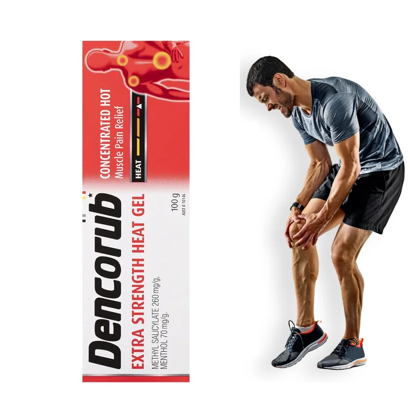 Australia Dencorub Extra Strength Heat Gel Warming Sports Gel for Arthritis Rheumatism Lumbago Sore Back Muscles Pain Relief