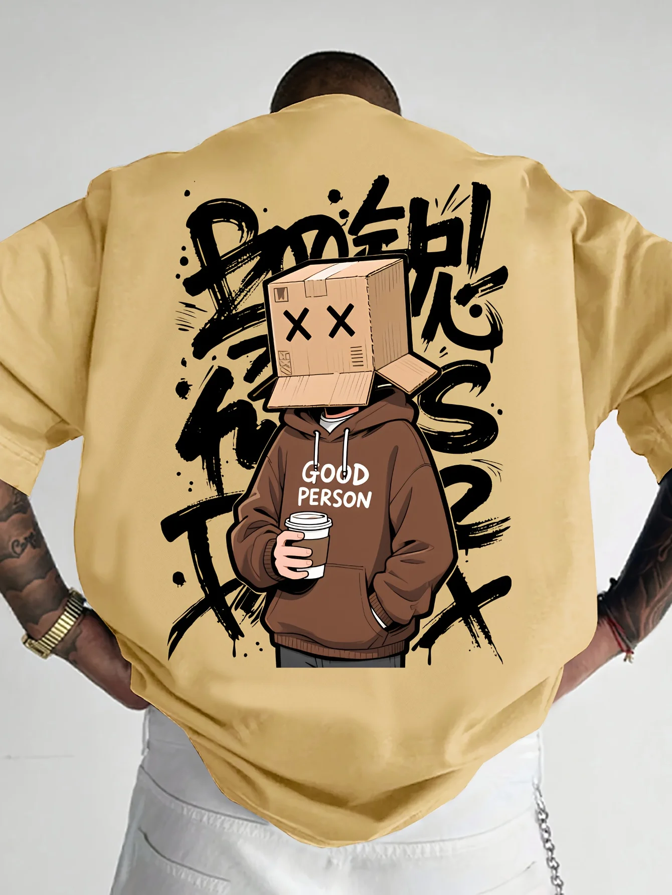 تي شيرت رجالي صيفي جديد 2025 هو تي شيرت رجالي كاجوال عصري وجيد التهوية وخفيف الوزن مطبوع ثلاثي الأبعاد