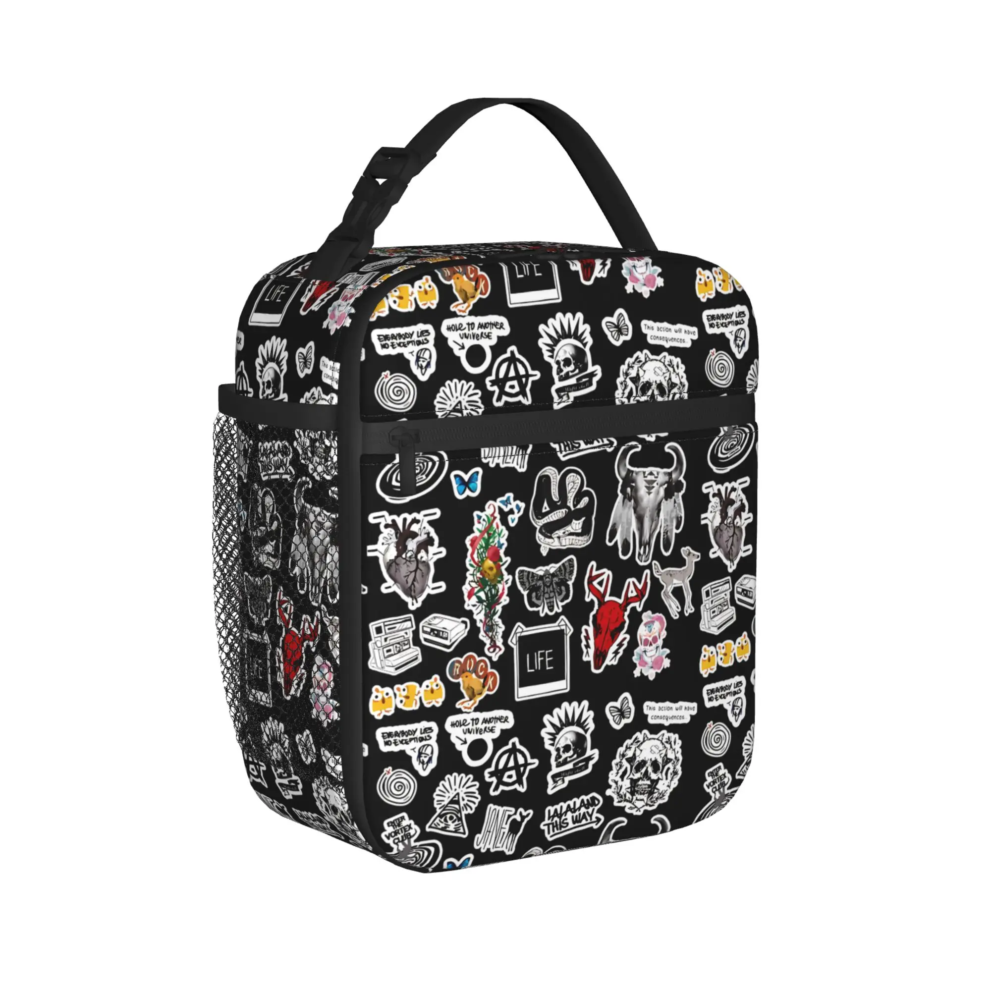 Life is Strange Game Insulated Lunch Bags High Capacity Game Reusable Cooler Bag Tote Lunch Box College  Outdoor Food Bag