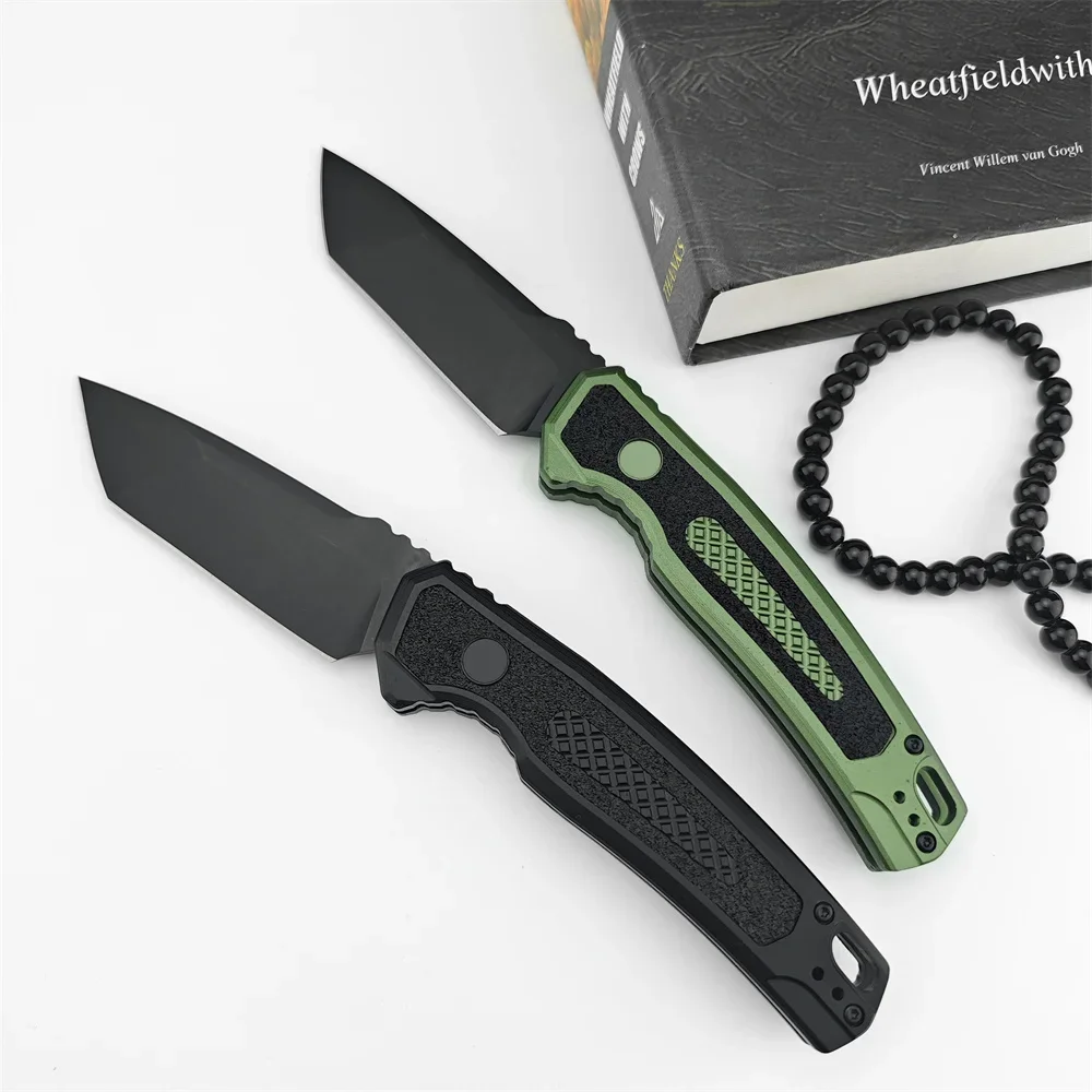 Outdoor Caça Folding Pocket Knife Ferramentas de Autodefesa Camping e Pesca Tanto Blade Aluminum Handle ks 7105 au to Cpm-m4