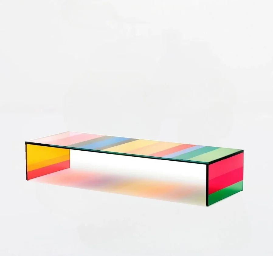 

Rainbow Tea Table Furniture Glass Bay Window Tatami Tea Table