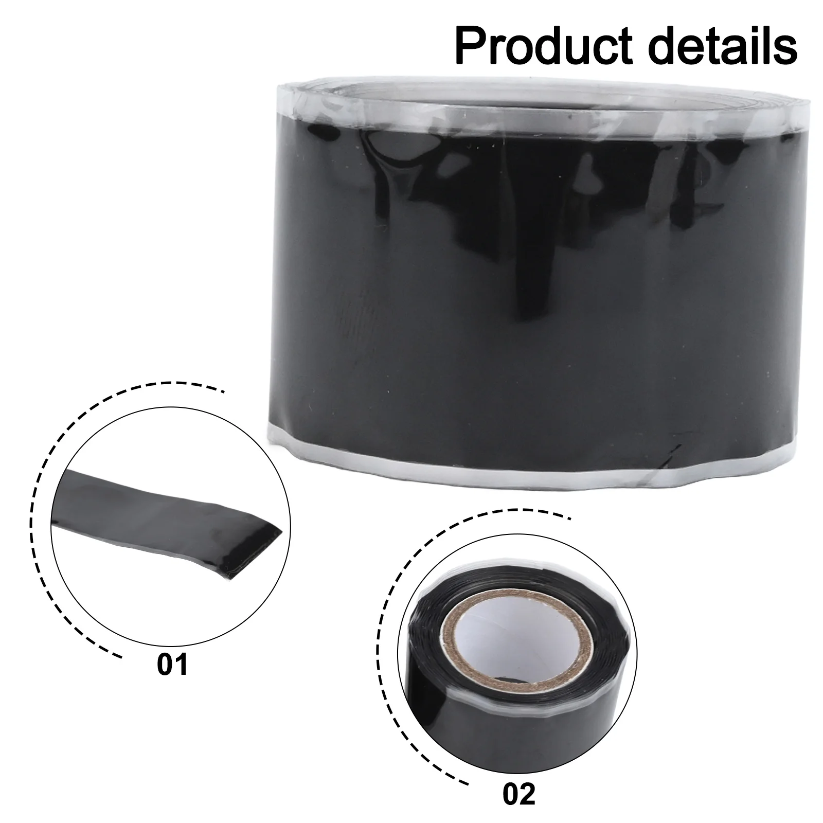 For Kayaks Silicone Grip Tape Paddle Wrapping Water Activities Versatile Silicone Tape For Diving Extreme Temperature Resistance