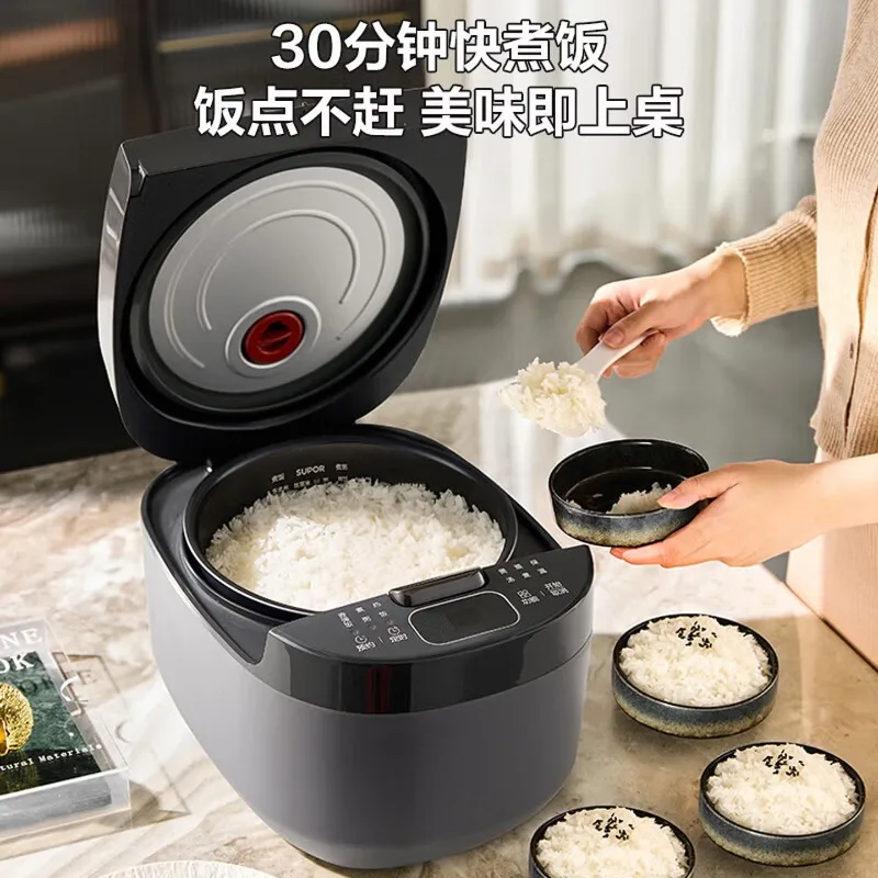 Rice cooker with thick inner pot, colorful touch screen, smart multi-functional household rice cooker with micro pressure