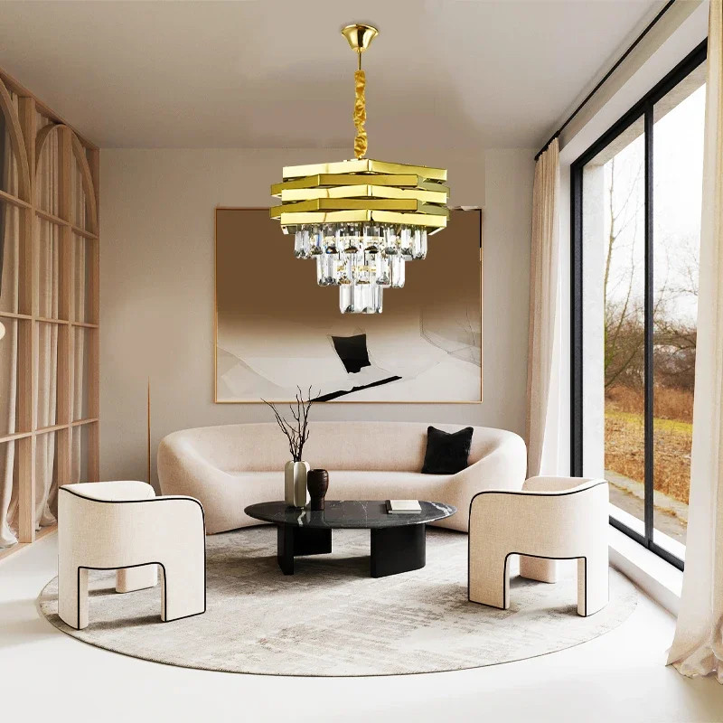 lustre de cristal para sala de estar luz de cristal lampadas pendentes decoracao interior nivel moderno 2024 01