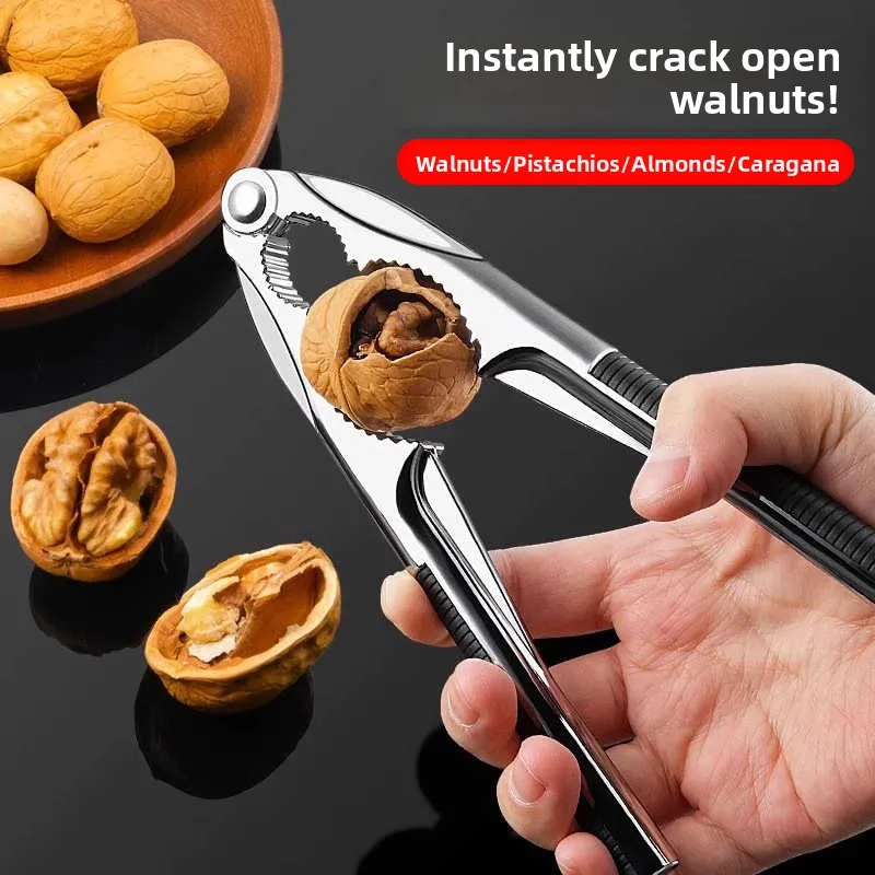 Stainless Steel 304 Nutcracker Home Use Walnut Pecan Hazelnut Opener Kitchen Tool for Dry Fruits And Nuts  Opening