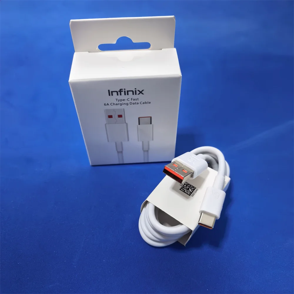 Infinix 6A USB Type C Cable 100W 68W 45W Fast Charging 100CM Line Cord For Infinix Zero 40 30 Note Hot 60 50 40 30 Pro GT 20 30