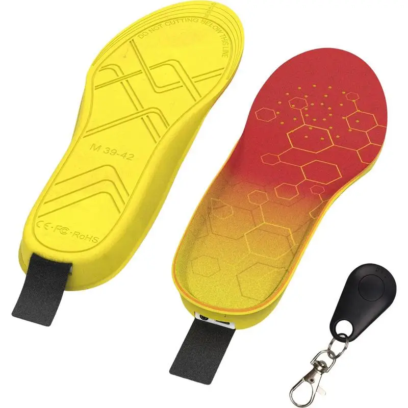 Electric Heating Insole wireless remote control Heating feet Pad 3 Modes Adjustable Feet Warmer Pads 3300mAh up to 10 hours