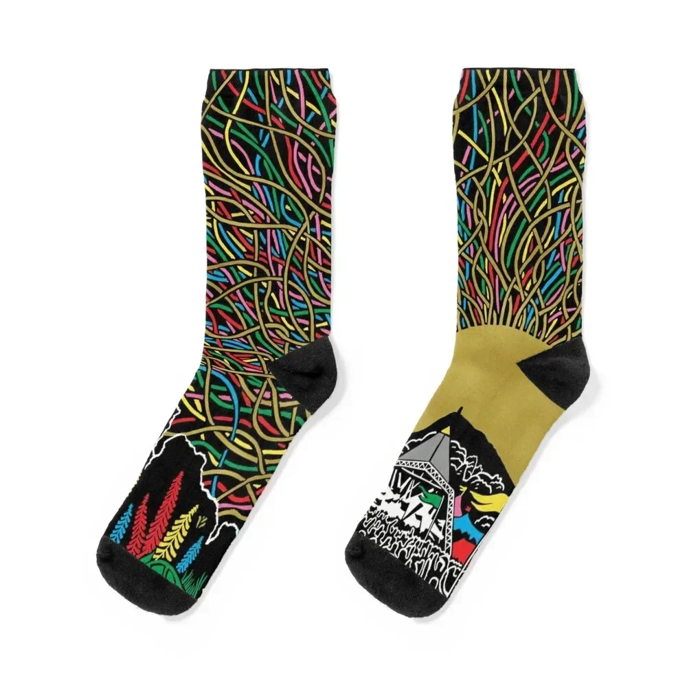 The Glastonbury Festival 2017 Socks New year's man moving stockings Toe sports Socks Man Women's