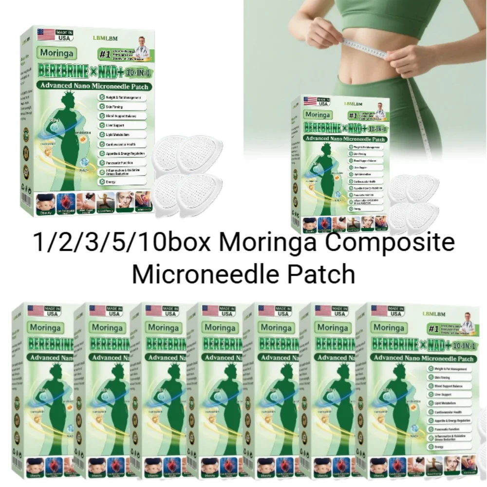 1/2/3/5/10BOX Ultra-Thin Nanos Microneedles Painless For Men Women Non-Invasive Painless Application For Weight Management Slim