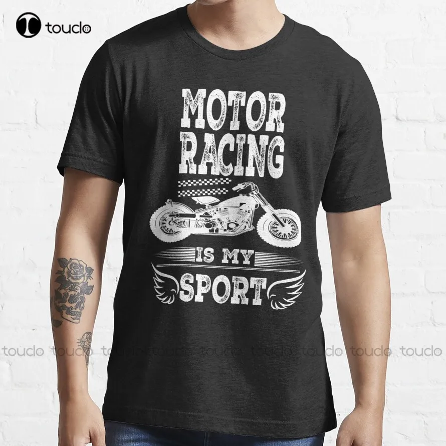 Motor Racing Is My Sport - For Motor Racing Lovers  T-Shirt Mens Muscle Shirt Tee T Shirts Harajuku Streetwear Xs-5Xl Cartoon