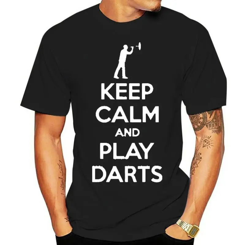 Keep Calm And Play Darts Mens T-Shirt 10 Colours (S-3XL) by swagwear