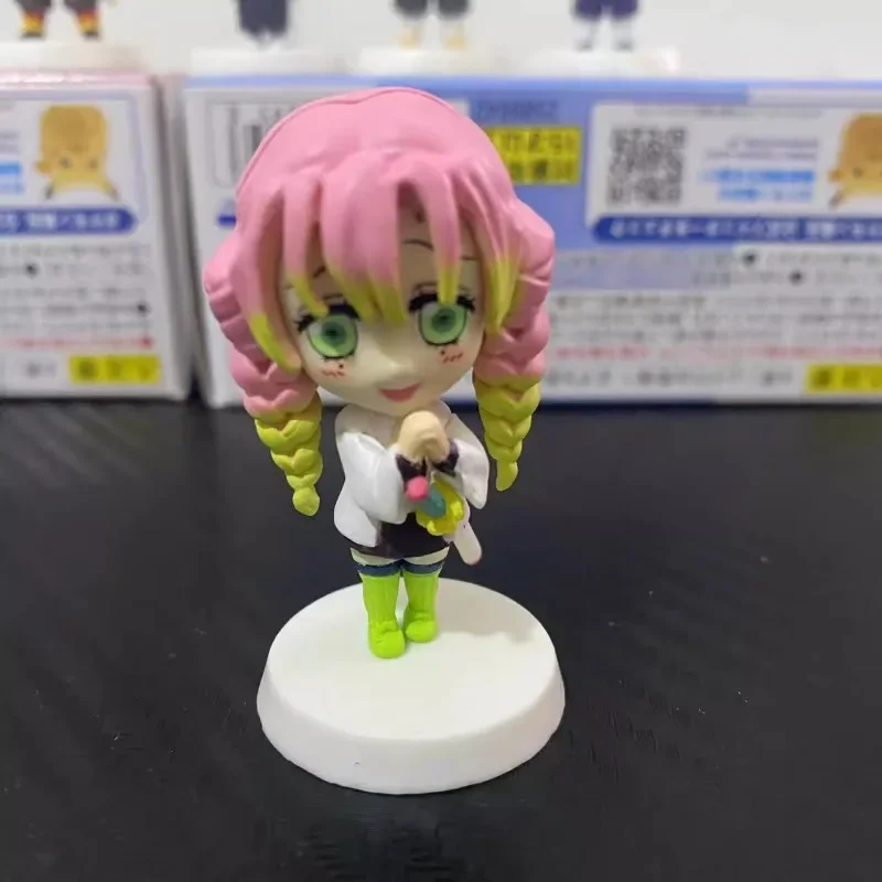 Figuras de acción de juguete Rengoku Kyoujurou Kanroji Mitsuri Tokitou Muichirou, adornos de figuras pequeñas, Pilar de amor Yanzhu