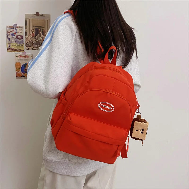 New Children\'s Backpack Japanese Style Ins Letter Simple Female Student Mini Travel Backpack Kindergarten School Bag