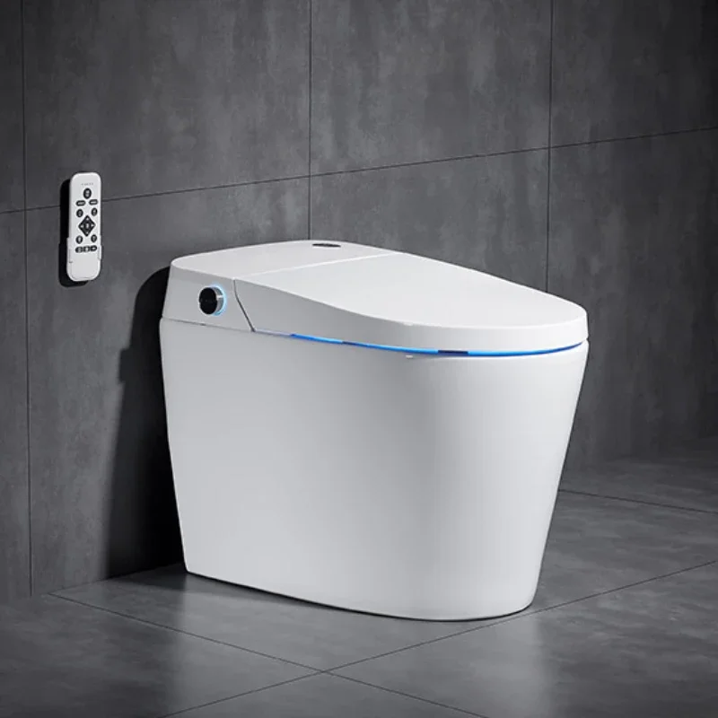 New coming european style bathroom automatic ceramic system western toilet one piece wc standard flush bowl smart toilet