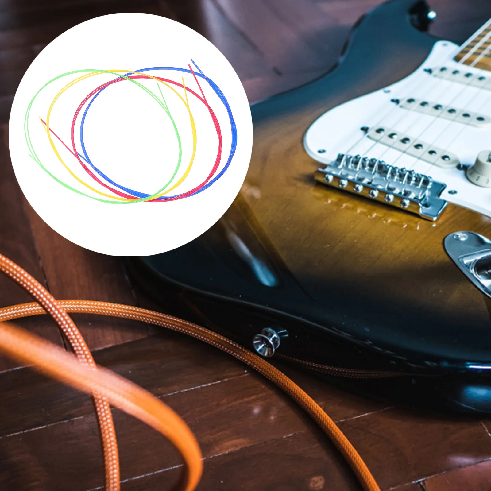 

Ukulele Strings Violin Parts Colorful Throwing Cello Replacement Musical Instrument Accessories Outdoor Toss