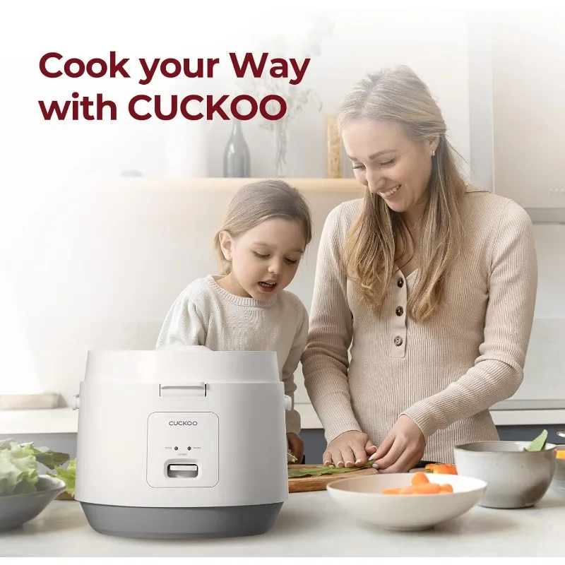 10 cups (uncooked) / 20 cups (cooked) Basic Rice Cooker and Warmer with Non-stick Inner Pot, Push Button Switch