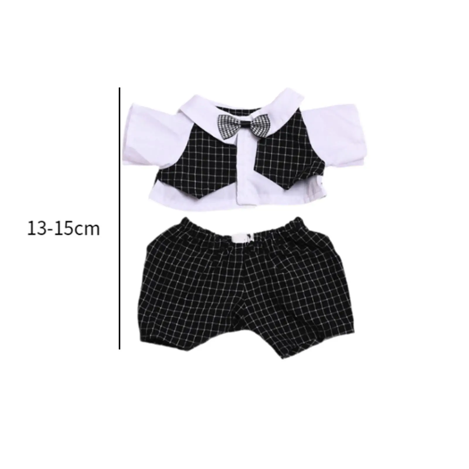 Conjunto de roupas e calças para bonecas, conjunto de 2 peças, roupa casual, roupas em miniatura, presentes de aniversário para menino, 38cm