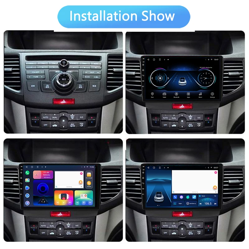 9INCH 8core 2+32G Android system Car Multimedia Player For Honda Spirior 2007-2012 IPS Screen Navigation GPS